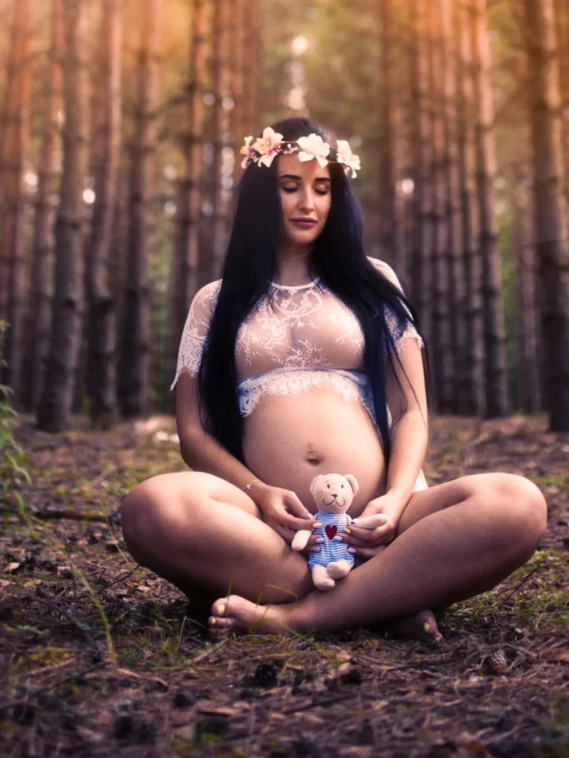 Beautiful pregnancy women photoshoot