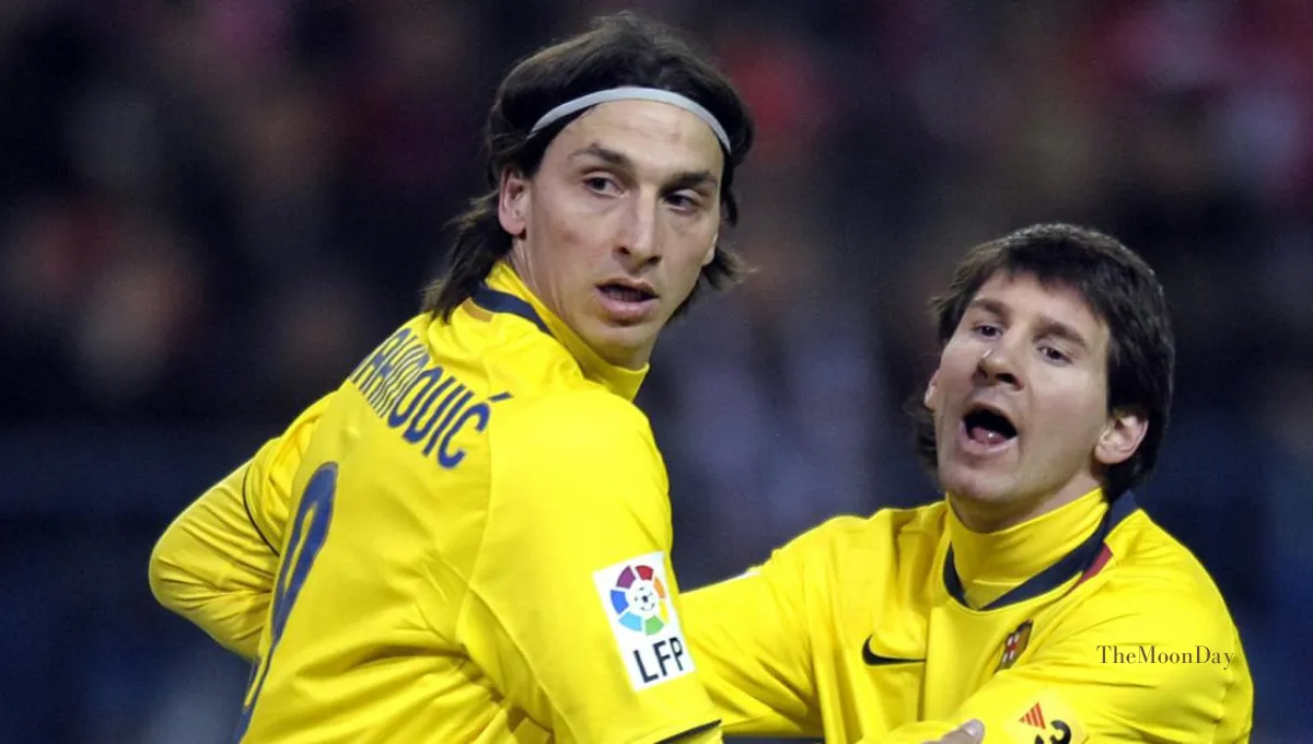Zlatan Ibrahimovic and Lionel Messi 