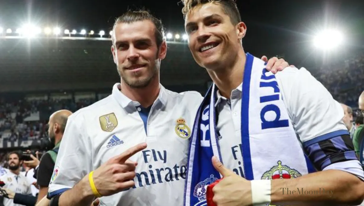 Gareth Bale and Cristiano Ronaldo Celebration Champions League Winer Time 